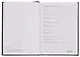 Ежедневник дат. 2026г. А6+ 176л "Наппа" черный, кожзам, тв.переплет, обл.поролон, блинт.тиснение, офсет, справ.мат-лы, ляссе, инд.уп - фото 3