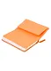 Записная книжка А6 96л лин. "Joy Book. Тициановый" иск.кожа, тонир.блок, скругл.углы, ляссе, резинка, карман на задн.форзаце - фото 5