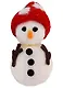 Сувенир, Новогоднее украшение Снеговик 8см - фото 1