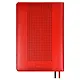 Ежедневник недат. А5 120л "Сариф" красный, иск.кожа, тв.переплет, обл.поролон, блинт.тиснение, офсет, ляссе - фото 9
