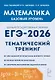 ЕГЭ-2026. Математика. 10-11 классы. Базовый уровень. Тематический тренинг. Учебно-методическое пособие - фото 1