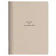 Тетрадь 48л кл. "Block", бежевый, скрепка, карт.обл., микротекстурирование, ламинация - фото 1
