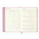 Ежегодник учителя А6+ 256л 125*178мм "ПВХ" розовый, мягкий переплет, шелкогр, вставной тонир.блок, ляссе - фото 7