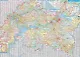 Настенная карта Республики Татарстан. Карта автодорог и населённых пунктов. Достопримечательности (плакат 1.50 х 1.07 м, в 1 см 2.82 км) - фото 1