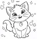 Котики и таба-лапки. Раскраска - фото 4