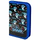 Пенал 1 отделение "Angry shark" 19*11 см - фото 1
