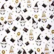 Бумага упаковочная 70*100см "Black.Gold.Whitel" НГ,инд.уп., ассорти - фото 3