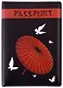 Обложка для паспорта Аниме Японский зонтик и бабочки (ПВХ бокс) - фото 1