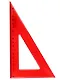 Угольник 18 см 45*90*45, в ассортименте - фото 2