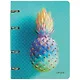 Тетрадь на кольцах в клетку Unnika, "My dreams. Colorful pineapple", 100 листов - фото 1