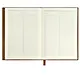 Ежедневник недат. А5+ 160л 175*245 "Шеврет" коричневый, кожзам, мягк.переплет, блинтовое тиснение, офсет, ляссе из иск.кожи, подар.упаковка - фото 7