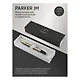 Ручка подарочная шариковая синяя, IM Brushed Metal GT, Parker - фото 8