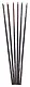 Набор свечей для торта Black Mix (разноцветные) (6шт) (15см) (12-7color-candle_23) - фото 2