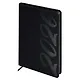 Ежедневник дат. 2026г. А5 176л "Софт-тач" черный, кожзам, тв.переплет, офсет, закругл.углы, ляссе, инд.уп - фото 4