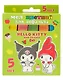 Мелки цветные "Kuromi + My Melody", 5 цветов, Jumbo - фото 1