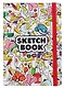 Скетчбук А5 80л " ГУСЬ" 100г/м2, тв.обложка, выб.лак, резинка, мат.ламинация - фото 1