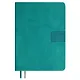 Ежедневник дат. 2025г. А6+ 176л 126х174 "Тиволи глосс" зеленый, кожзам, тв.переплет, блинт.тиснение, вырубка, офсет, ляссе - фото 1