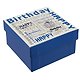 Подарочная коробка «Happy birthday», синяя, средняя - фото 1