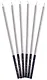 Набор свечей для торта Silver (серебро) (6шт) (15см) (12-7color-candle_12) - фото 3