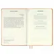Ежедневник недат. А5 160л "Вся жизнь искусство" Пике пепельно-коралловый, кожзам, тв.переплет, тиснение фольгой, офсет, ляссе - фото 5