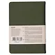 Записная книжка А6+ 136л кл. "Maple. Olive" иск.кожа с поролоном, ляссе, скругл.углы, инд.уп. - фото 2