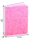 Ежедневник недат. А6 120л Шиммер розовый, кожзам, тв. переплет, блинт.тиснение, тонир.блок, ляссе - фото 2