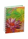 Записная книжка А6+ 100л кл. "Water lilies. Сиреневая лилия" 7БЦ, "мокрый шелк", тисн.гологр.фольгой, евроспираль, Listoff - фото 1