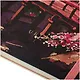 Книга для записей А5 80л лин. "Sakura. Karahafu" кожзам, с резинкой, тиснение фольгой - фото 5