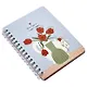 Записная книжка А6 80л кл. "Mur-Mur", ваза, карт.обл., скрепка, микротекстурирование, ламинация - фото 2