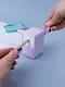 Точилка механическая для карандашей "Pastel colors", с контейнером для стружки, бело-лиловый, Yoi - фото 3
