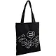 Сумка-шоппер Коты More Meow черная, текстиль 40см.*35см. - фото 2