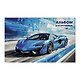 Альбом для рисования 40л А4 "Speed in Blue" скрепка, мел.картон, выб.лак - фото 1