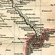 Карта-ретро Астраханской губернии, состояние на 1894 г. в картонном тубусе с подвесом - фото 4
