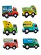 Набор машинок Мультяшные грузовики (6шт) - фото 6