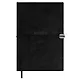 Ежедневник дат. 2026г. А5 176л "Тиволи глосс" черный, кожзам, мягк. переплет, застёжка-резинка, блинт.тиснение, офсет, справ.мат-лы, ляссе, инд.уп - фото 1
