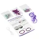 Набор для творчесва. Набор для создания украшений. Пять браслетов "Violet Dreams" - фото 4