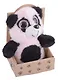 Панда-пушистик в крафт коробке (12-01568-572) - фото 2