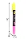 Текстовыделитель Pentel, Twin Checker, двухсторонний жёлтый, розовый 3,5 мм - фото 2