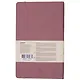 Книга для записей А5 96л кл. "Joy Book. Малиновый латте" иск.кожа, тонир.блок, скругл.углы, ляссе, резинка, карман на задн.форзаце - фото 2