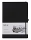 Скетчбук 21*29,7 80 листов, черный, 140г/м2 слоновая кость, Schiller - фото 4