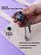 Набор Брелок My lucky charm Винсент Ван Гог Звездная ночь (металл) (12-07150-Z1826)+Значок Pin Joy Клевер (металл) (12-08599-907) - фото 5
