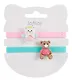 Набор парных браслетов Мишка и Котик (силикон) (12-04407-B81) (Lafilaf) - фото 9