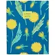 Книга для записей А5 96л лин. "Flower" интегр.переплет, ламинация soft-touch - фото 1