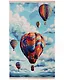 Алмазное панно на подвесе. Воздушное путешествие. 30х50 см. - фото 1