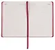 Ежедневник недат. А6+ 136л "SOFT TOUCH" ягодный, интегр.переплет, иск.кожа, тонир.блок, скругл.углы, запечат.торец, ляссе, инд.уп - фото 3