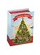 Шкатулка-книга с пуговицей картон Новогодняя елка S (18х12х5) (39267) - фото 1