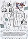 Р Живая раскраска Мой маленький пони Волшебная вечеринка (м) (прил. Devar kids) (АЯ Книга) - фото 3