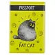 Обложка для паспорта Fat cat (ПВХ бокс) (ОП2018-198) - фото 1