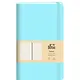 Книга для записей А5 96л лин. "Joy Book. Аквамарин" иск.кожа, тонир.блок, скругл.углы, ляссе, резинка, карман на задн.форзаце - фото 4