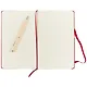 Книга для записей Moleskin Classic Large, твёрдая обложка, красная, 120 листов, А5 - фото 3